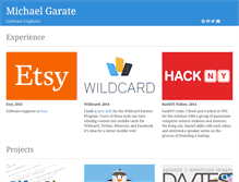 Tablet Screenshot of michaelgarate.com